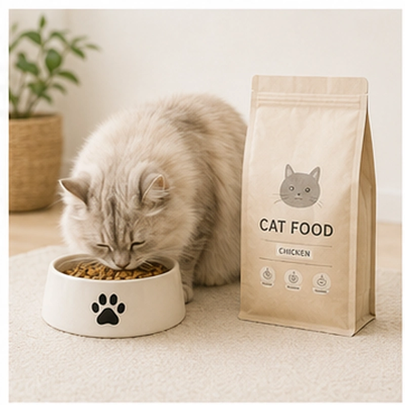 ご飯を食べる猫ちゃん
